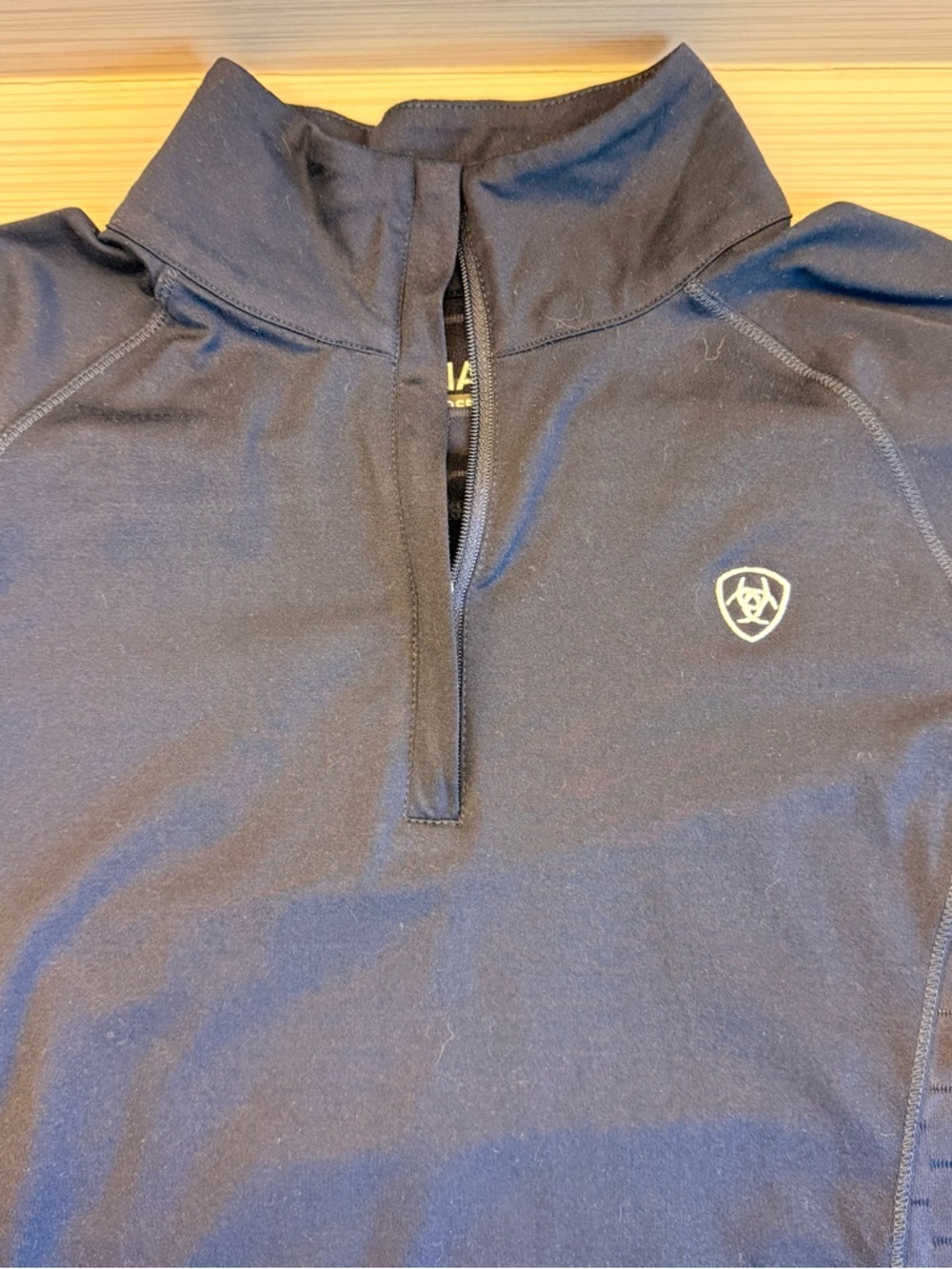 Ariat Navy Blue Quarter-Zip Athletic Equestrian Pullover